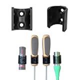 StealthMounts Uni Mounts 5 Pack | Uni Mount for Chalk Markers/Screwdrivers/USB Lithium Batteries | Black - 5 Pack | Made in The UK