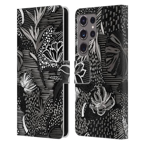 Carcasa de cuero tipo libro Samsung Galaxy S24 Ultra 5G funda protectora de hojas