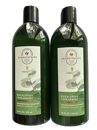 Bath & Body Aromatherapy Eucalyptus Spearmint 2 Pack Moisturizing Shampoo