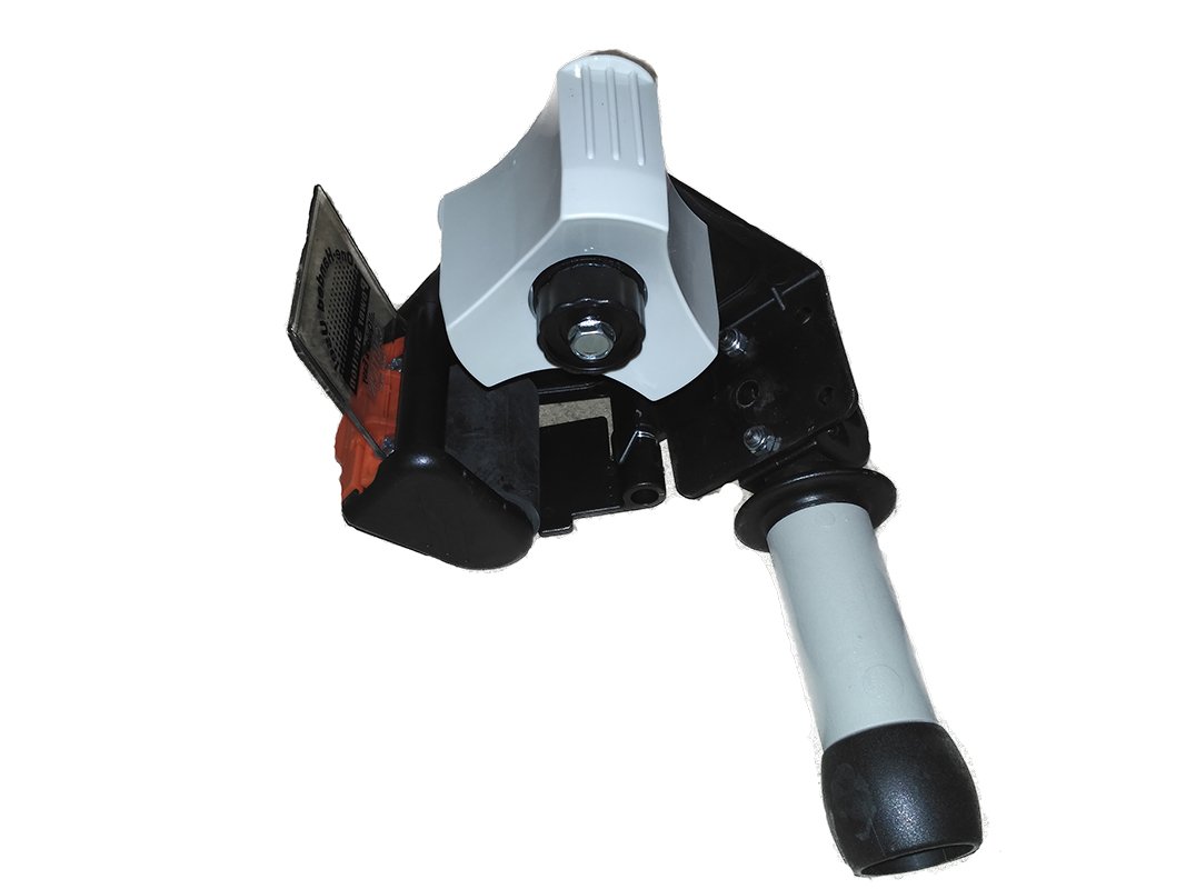 Precintadora Manual para Cinta Adhesiva | Con Mango Rotable en 3 Posiciones y Ergonómico | Para cerrar cajas de cartón a pequeña escala | Ancho de cinta de 50 mm