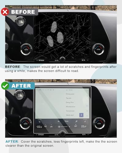 Image of CDEFG for 2025 2026 Lexus NX Screen Protector 9.8-Inch Tempered Glass, for 2022-2026 Lexus NX (250 /350 / 350h Hybrid) Accessories 9H Screen Cover HD Anti Fingerprints