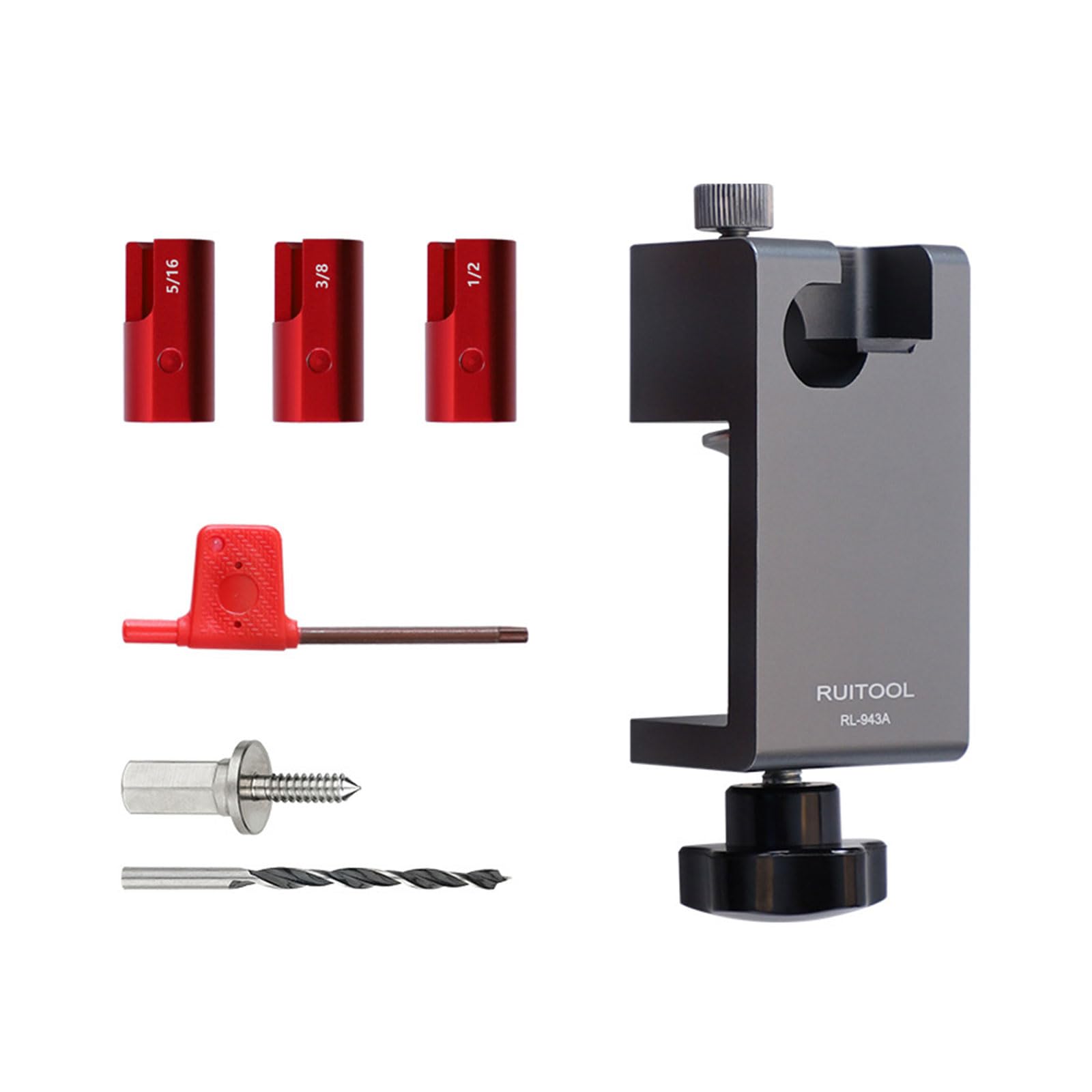 Plantilla para hacer pasadores,Plantilla para hacer pasadores Ajustable con cuchillas de carburo,herramienta Auxiliar 8/10/12/14 mm 5/16 3/8 1/2,pasador de fresado de taladro eléctrico
