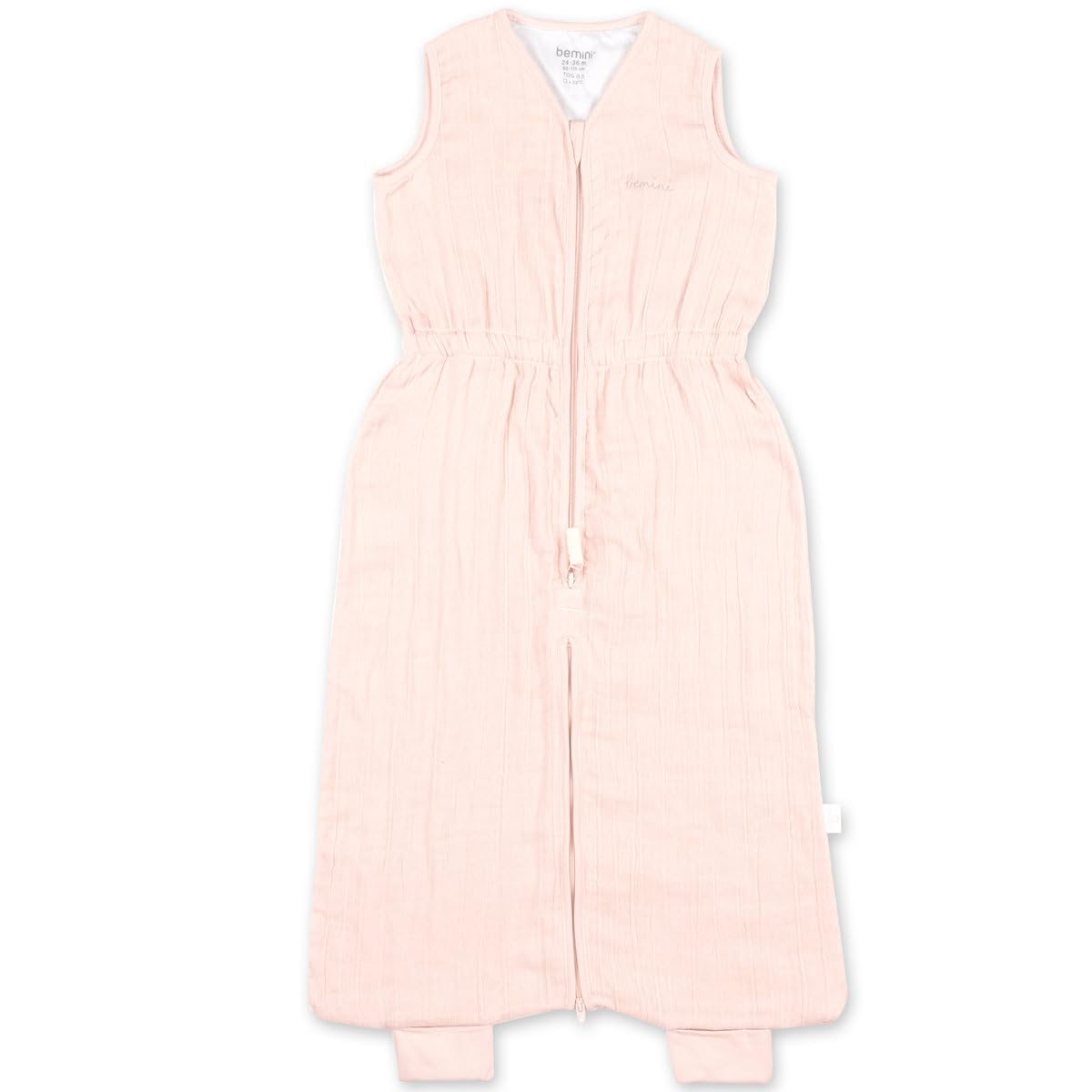 BEMINI Gigoteuse jambes séparables été - TOG 0.5 Gaze douce d'été - Rosa