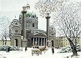 St. Charles's Church in Vienna : Adolf Hitler : Archival Quality Art Print