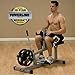 Powerline by Body-Solid (PSC43X) Seated Calf Raise Machine for Home Gym - Adjustable, Angled Foot Platform for Calf Muscle Strength