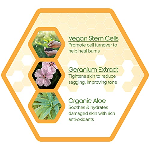 Organic Aloe Vera Leaf Gel - 100% Pure With Manuka Honey - Face And Body After Sun Care - From Fresh Aloe Plants In Usa - Hydrating Gel For Sunburn, And Acne - No Clumping Or Pulp - Non Sticky - Made In Usa (8 Fl Oz) #TOP3