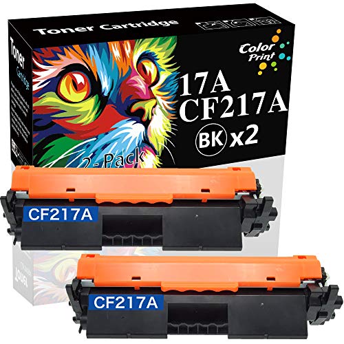 ColorPrint Compatible Toner Cartridge Replacement for HP 17A CF217A 217A Work with Pro M102 M130 Series M102w M102a MFP M130fn M130nw M130fw M130a Printer (Black, 2-Pack)