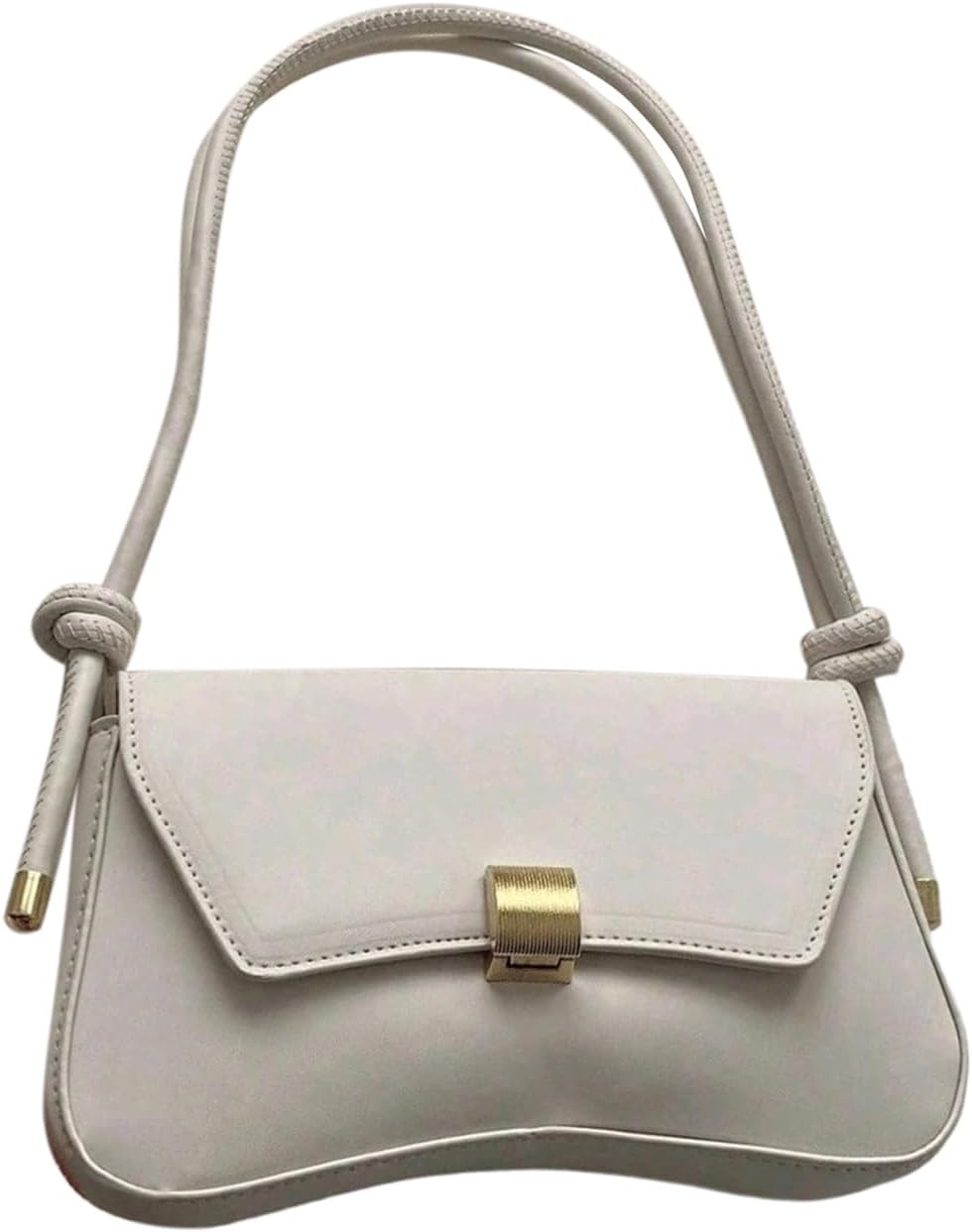 SHENHE Women's PU Leather Shoulder Bag Knotted Top Handle Hobo Purses Underarm Clutch Handbag