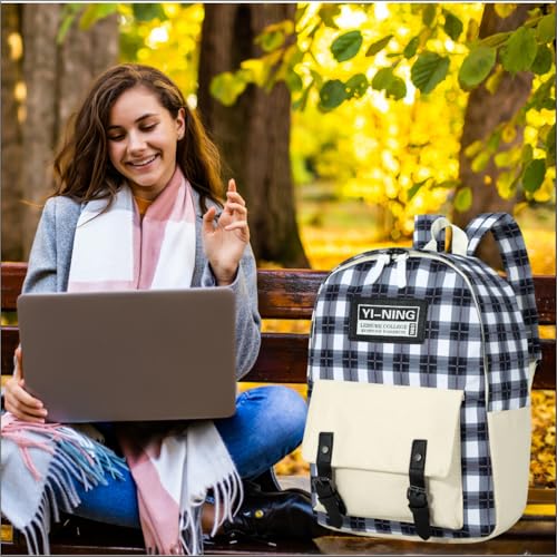 Image of Tinytot 30 Litre Japanese Korean Style School Bag Water-Resistant Laptop & Travel Backpack - Unisex Large 18 Inches Multipurpose Student Backpack for Boys & Girls, Men & Women