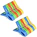 Produktbild Billybath Großer Wäscheklammern,12 Stück Handtuchklammern Strandtuch Clip für Die Tägliche Wäsche, Badetücher, Strandtücher, Kleidung, Bettbezüge, 12*9cm