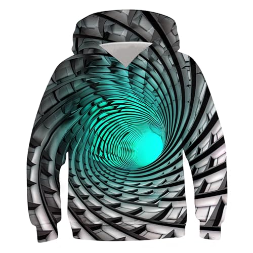 Image of Belovecol Boys Hoodies 3D Printed Hooded Sweatshirts with Pocket for 6-16Y