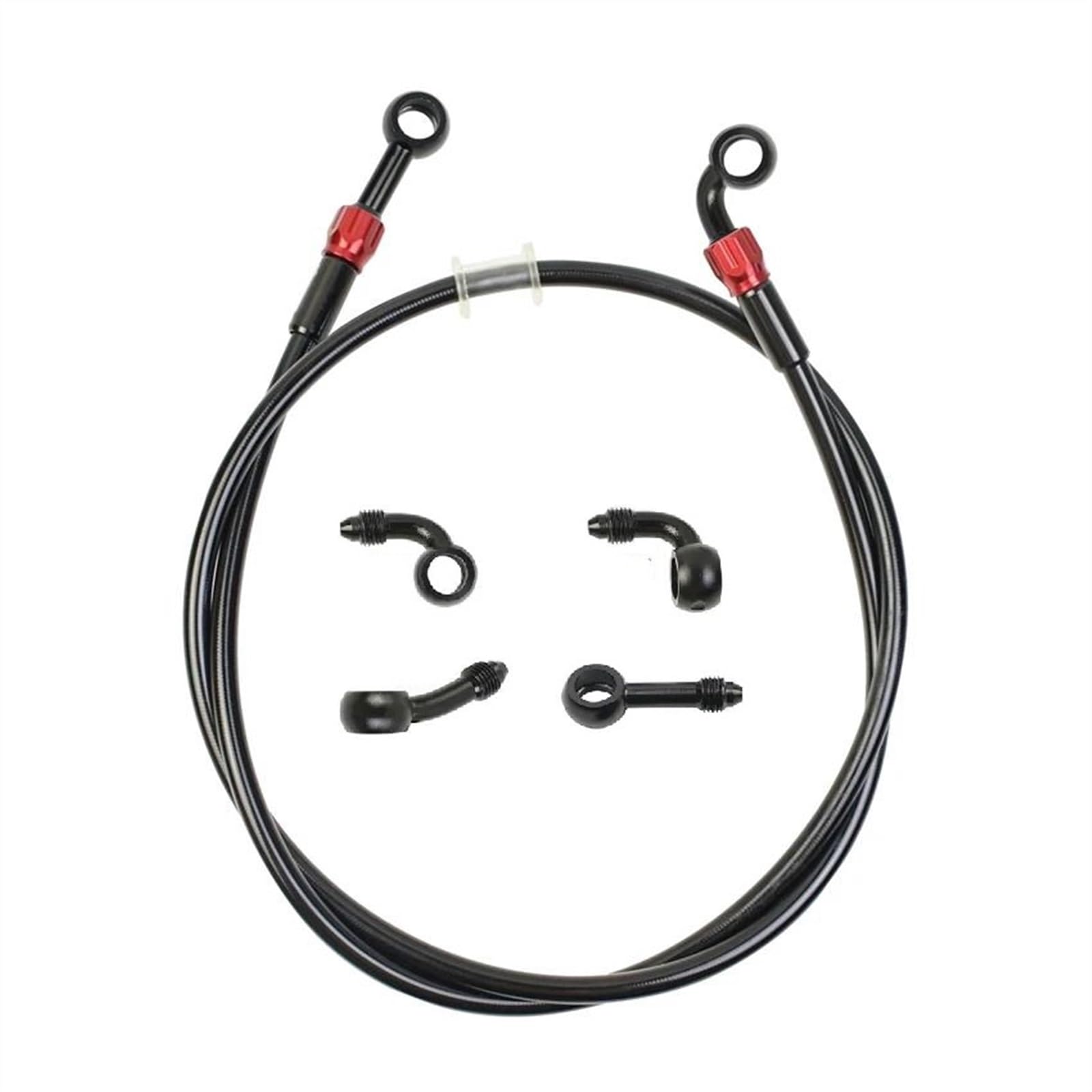 Ksxzw One Color Motorbike Part Diameter Is 10Mm Motorcycle Brake Hose Hydraulic Stainless Steel Braided Line Fluid Oil Tube 400Mm-2400Mm(1300Mm)
