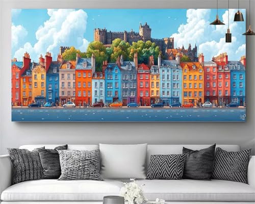 Kit Complet Diamond Painting Rome 5D Peinture Diamant Canevas Strass 40x120cm