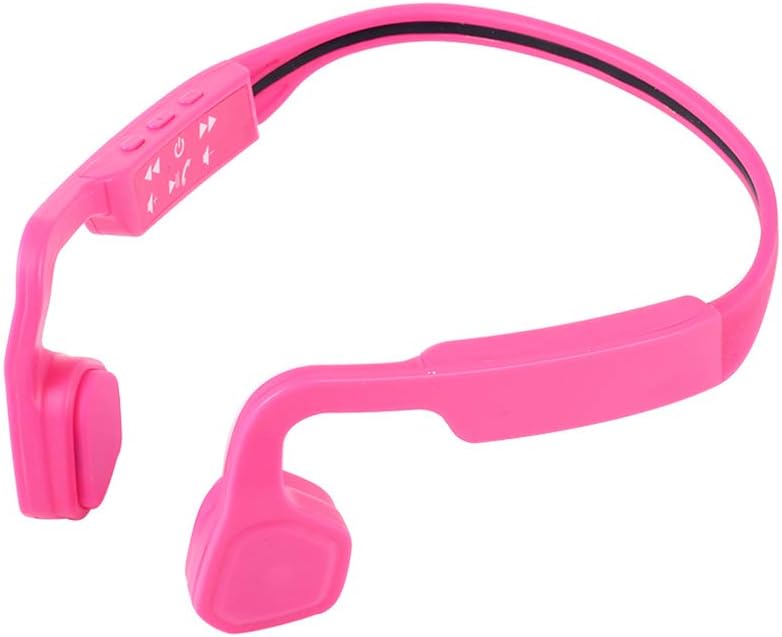 Bone Conduction Headphones, Bluetooth Movement Wireless Headphone, Handfree Calling USB Charging, for Running, Sports, Fitness,White