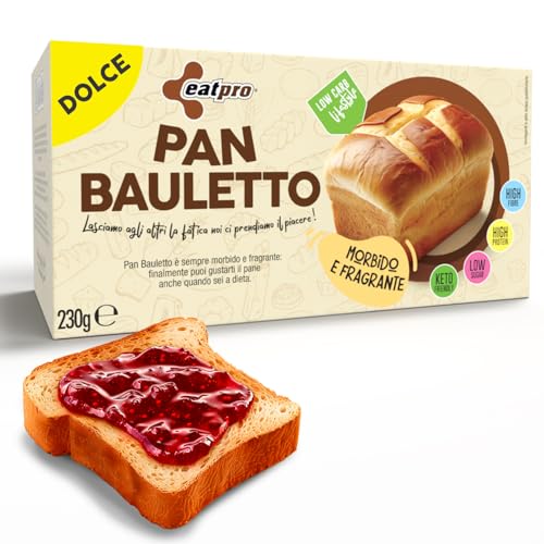 Morbido, Gustoso E Bilanciato - Il protein bread low carb di EatPro, formulato con un'attenzione particolare all'equilibrio nutrizionale, viene realizzato con cura utilizzando materie prime di qualità e con pochissimi carboidrati. Lasciati conquistare dal nostro pane proteico keto, con una selezione di due deliziose versioni, sia salata che dolce soddisferà ogni preferenza