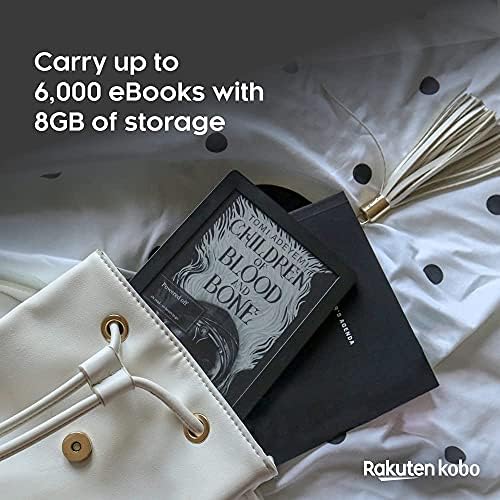 Kobo Clara HD | eReader | 6" Glare Free Touchscreen | Adjustable Brightness & Colour Temperature | WiFi | 8GB of Storage | Carta E Ink Technology (Clara HD)