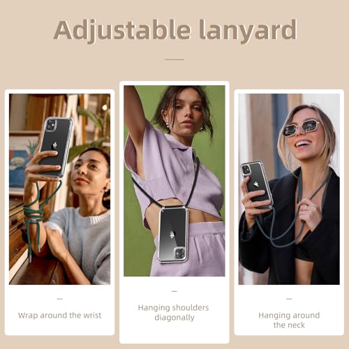 Goodvish iPhone 11 Crossbody Lanyard Case (Pine Green) - image 6