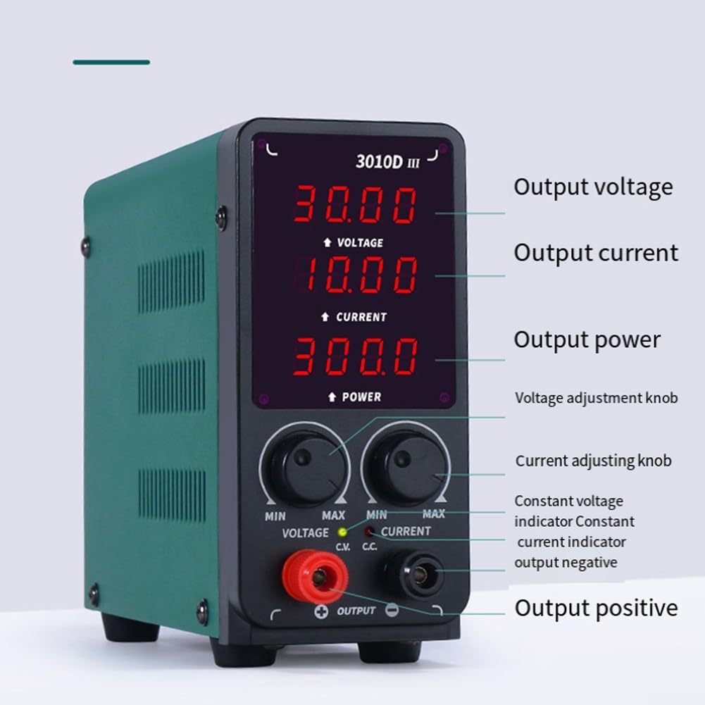 3010D-III DC Alimentation de laboratoire 30 V 10 A CC/CV Alimentation de banc réglable (UE)