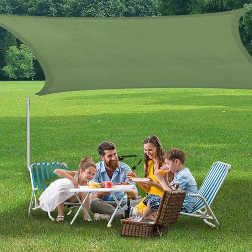 Toldo de patio rectangular que elimina el calor extremo y protege contra la lluvia 4