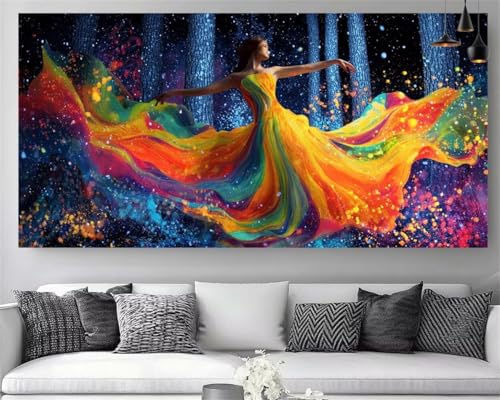 Peinture Diamant 5D Foret Adulte | Activité Relaxation Salon Broderie Gem Art