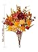 Anna's Whimsy 10PCS Artificial Flowers Bouquets, Artificial Silk Flowers Bouquets, Home Table Decorations,Artificial Plants Indoor, Wedding Centerpieces Bouquet Flowers Arrangement Decorations
