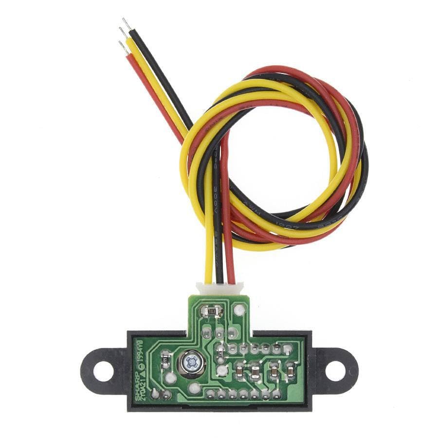 10pcs/lot GP2Y0A21YK0F 100% 2Y0A21 10-80cm Infrared Distance Sensor (Including Wires)