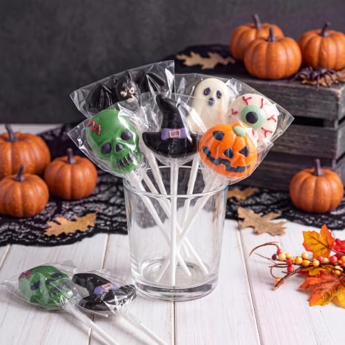 Taboom Halloween Lollipops, Spooky Shapes, Individually Wrapped, 12 Ct | Dye-free suckers for trick-or-treat, classroom parties and kids' favors, 12 individually wrapped pops. - image 5