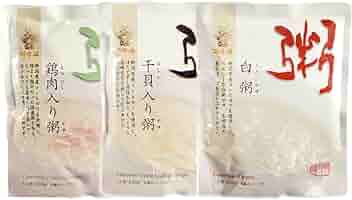 Amazon | 聘珍樓 へいちんろう 3種のお粥セット(白粥・鶏肉入り