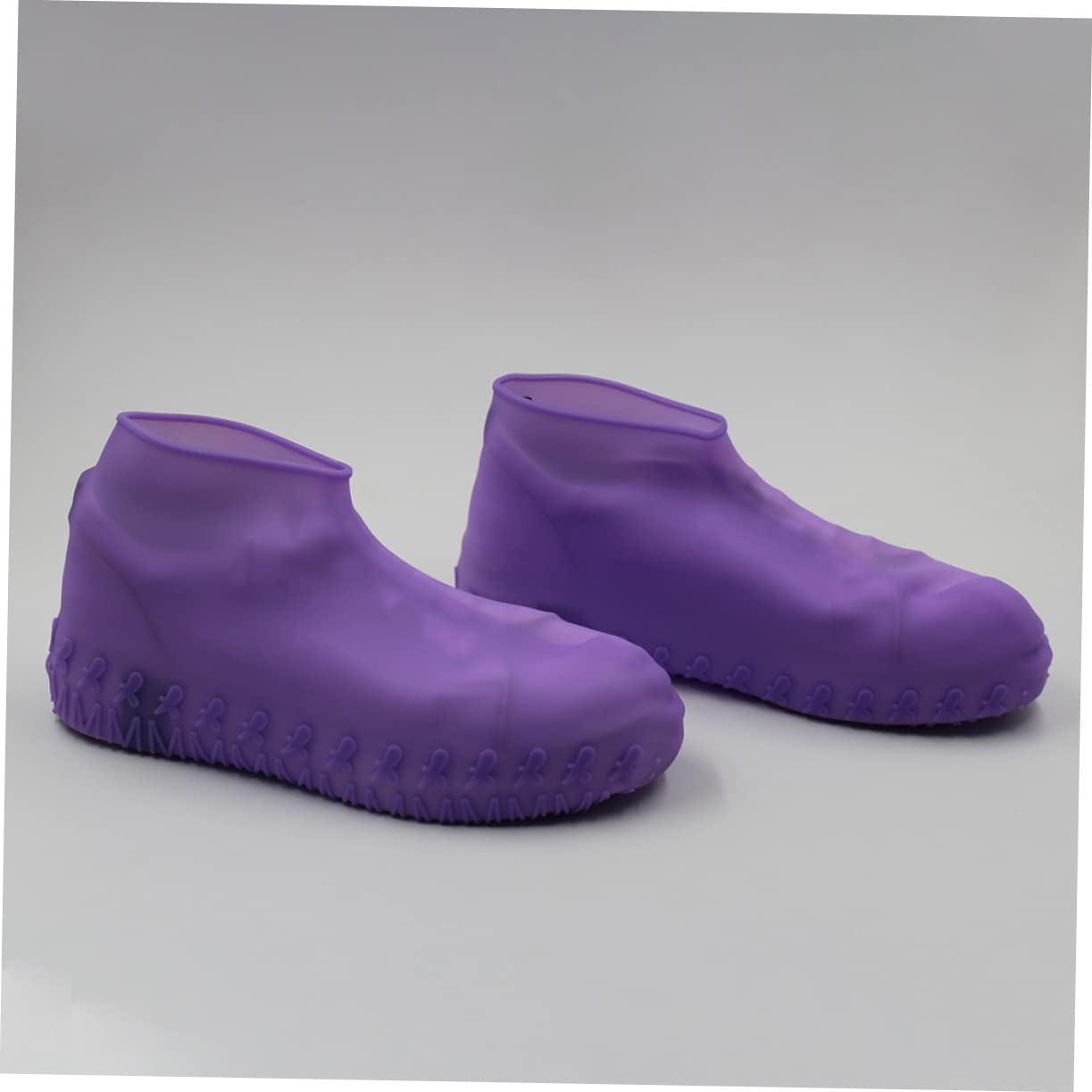 SUPVOX Couvre Chaussures Silicone Imperméable Antidérapant et à Lusure pour Homme et Femme Protection Pluie Réutilisable Protège Chaussures Boue et Eau pour Randonnée Couleur Aléatoire