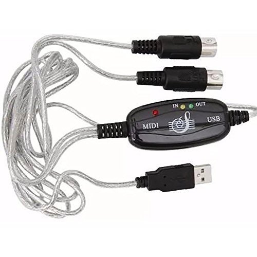 MIDI-USB Cabo MIDI-USB suporte adaptador de teclado para PC