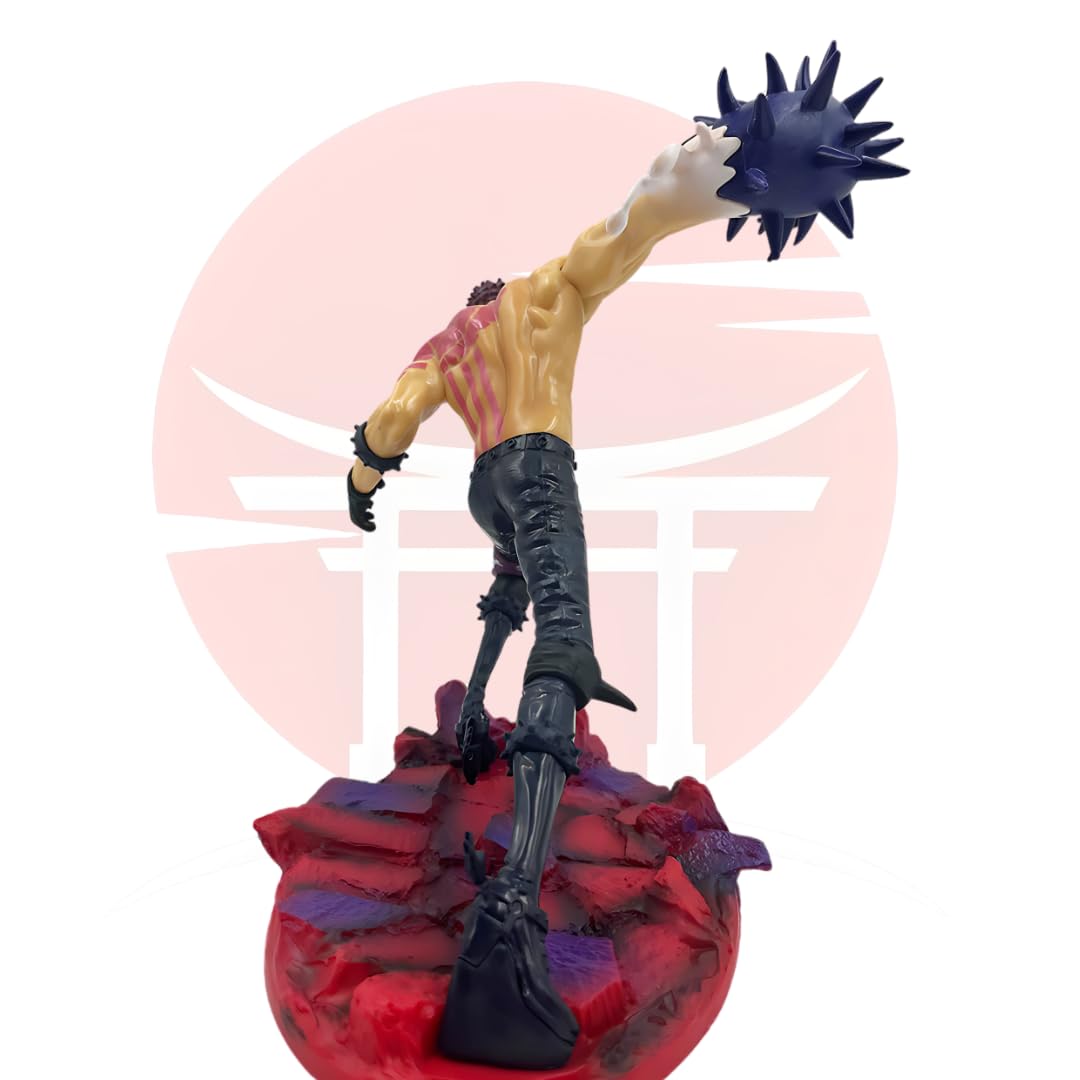 Realmkart Katakuri Action Figure One Piece Action Figures Onepiece Luffy X Katakuri Anime Action Figures Pirate Big Mom 22CM Cake Island Battle Onepiece Anime Figures Anime Gift, Cosplay, Study Table, 4