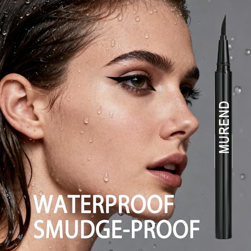 Delineador Líquido Negro Mate Waterproof MUREND miniatura 4