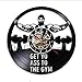 Produktbild Uhr LED hängende Nachtlampe Vinyl Wanduhr Modernes Design Kein Schmerz Kein Gewinn Bodybuilding Fitness Sport Vinyl Uhr Wanduhr Bodybuilding Geschenke