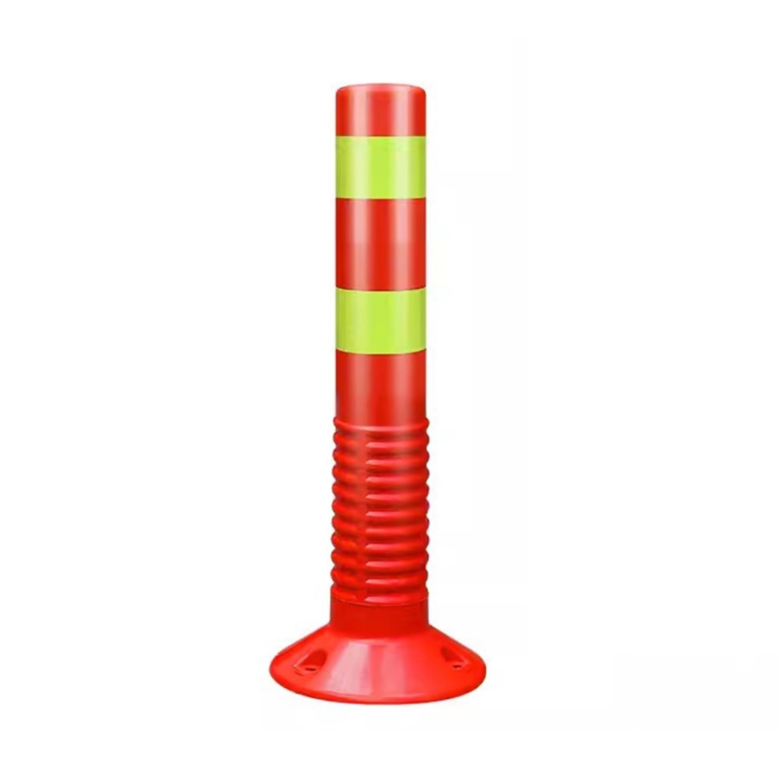 GDMDPTE Parking Barrier for Driveway, Plastic Flexible Traffic Delineator Cones for Parking Lot/Driving Practice/Residential Caution Roads, Construction Safety Barricade(10 Pack,H 45cm/17.7in)