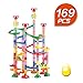 WEofferwhatYOUwant Marble Run Set – 169 Piece STEM Track Building Toy for Kids Ages 3+ with Glass & Color Marbles, Pink Connectors, Instruction Sheet | Creative Maze Tower Game for Learning & Fun