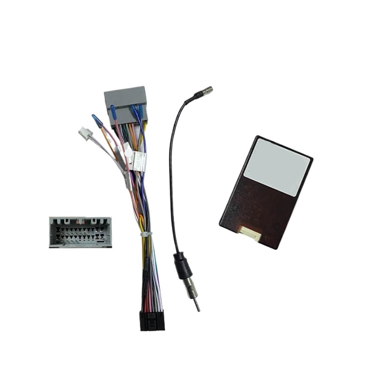 Adaptador de cableado de 16 pines for coche, decodificador, cable de alimentación Android compatible con Jeep Commander, Chrysler 300C y Pacifica(Canbus)