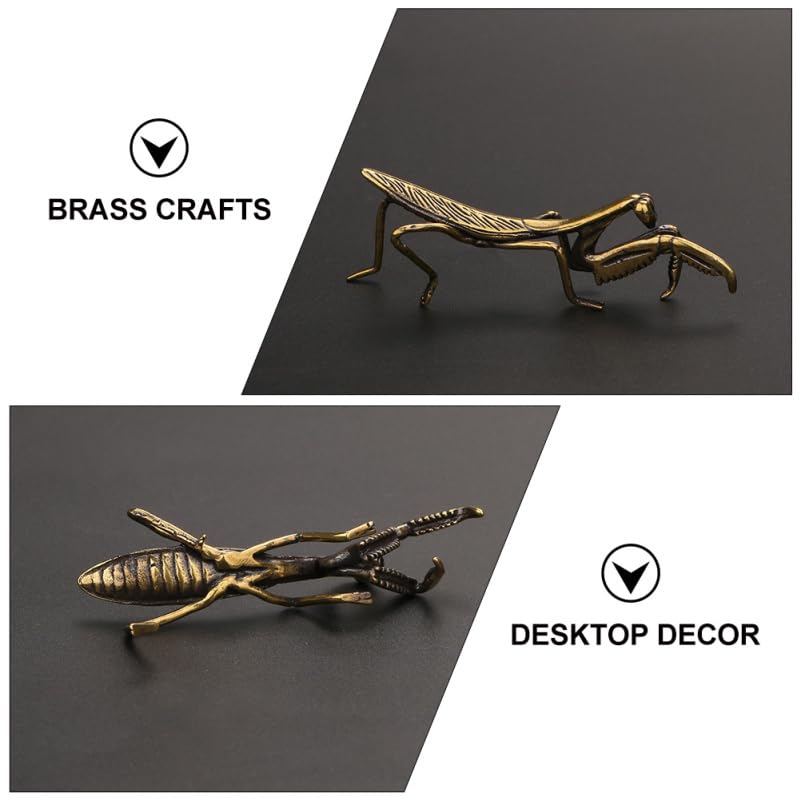 Set de 2 estatuas de mantis Didiseaon 5.66x1.88x1.57 pulg miniatura 7