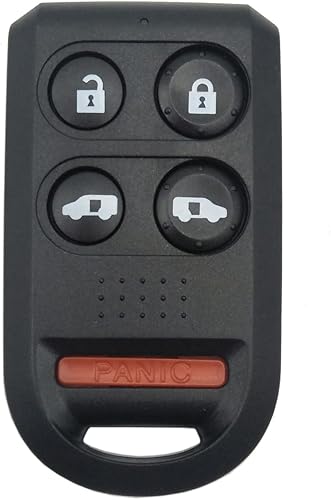 Miniatura 1 de Carcasa de plástico negro para llavero Honda Odyssey Minivan 2006-2010