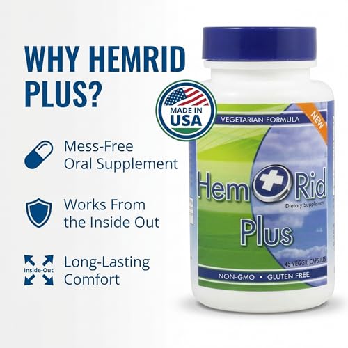 HemRid Plus Hemorrhoid Support Supplement