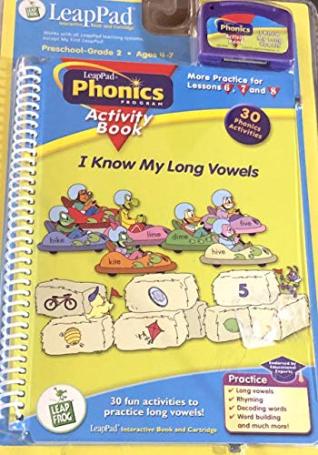 PHONICS WORKBOOK #4 Long Vowels LeapFrog pour apprendre l'anglais à la maison