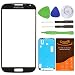 CrazyFire® Black Front Outer Glass Lens Screen Replacement For Samsung Galaxy S4 SIV I9500 L720 I545 I337 M919 R970+Tools Kit+Adhesive Tape