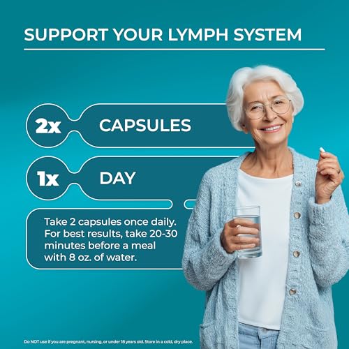 Image of PUREHEALTH RESEARCH Lymph System Support - Lymphatic Drainage Supplement