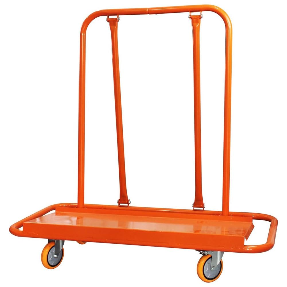 Heavy Duty Drywall Sheet Cart, 3000 LBS Load Capacity Steel Panel Dolly with 4 Swivel Casters Wheel for Moving Various Panels