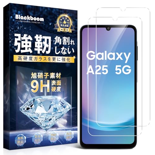 Blackboom �Ή� Galaxy A25 5G �K���X�t�B�����y2���z �Ή� Galaxy A25 5G �t�B���� [9H �d�x/�\��t���ȒP/�w��h�~/�C�A�h�~/��U�h�~] A25 5G �p �t�B����