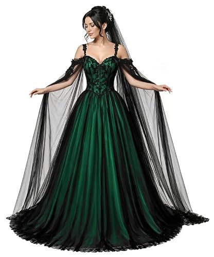 TRHTX Green Vestido de Novia Lace Wedding Gown with Sleeves 8