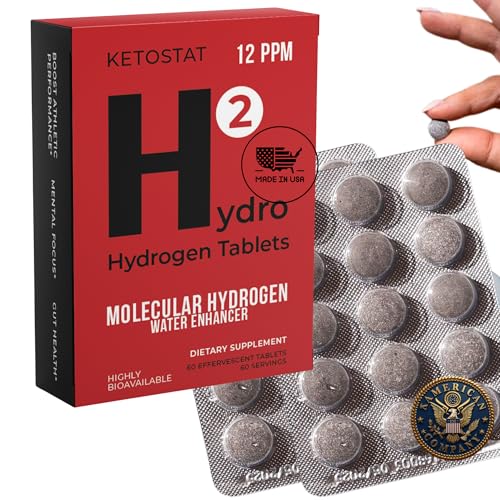 Comprimés d'eau à hydrogène 12 ppm nanobulles pour une pureté et vitalité cellulaire d'exception