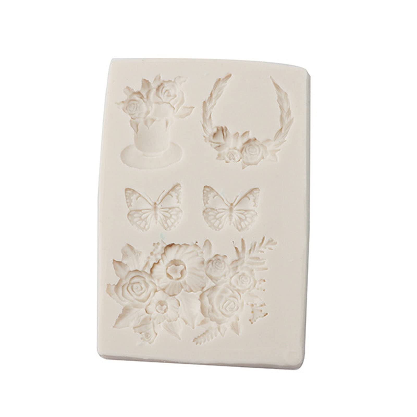Tsophreniq Butterflies Fondant Cake Decorating Silicone Mold Pastry Chocolate Candy Ice Cream Mold Baking Tool Cake Molds for Baking Silicone for Decorations Decorating Pastry Shapes Molds for Epoxy