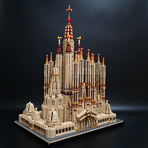 LOTSOFUN Kathedrale Sagrada Família Architektur Modular Building Kirche Bauset, 10083 Teile, MOC-65795 Kompatibel mit… – Bild 7