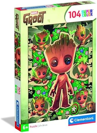 Clementoni - 25051 104 Pieces Supercolor Puzzle for Children 6+ Years ...