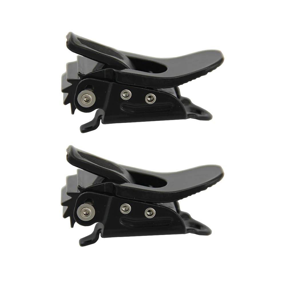 100 Paar Snowboard-Strap-In-Bindungsteile, Riemen, Schwarze Ratschen-Hardware-Schnalle mit Metallbasis, 24 mm Breite, Ski-Zubehör